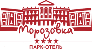 Парк отель логотип. Эмблема Морозовки пансионат. Усадьба Морозовка Подмосковье. Лого Морозовка отель официальный сайт.